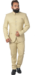 डायमंड स्टाइल पुरुषों के लिए सॉलिड जोधपुरी सूट