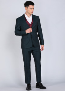 PETER ENGLAND Suits Self Design Men Suit