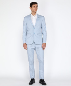 PETER ENGLAND Two Piece Suit Textured Men Suit