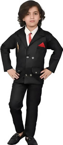 GUPTAECOMMERCE SOLID Solid Boys Suit