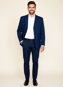 Riyon Blazer and Pant Solid Men Suit