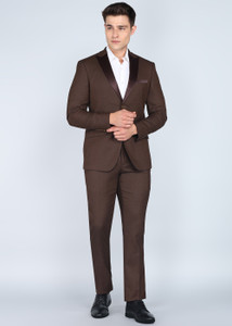 Peter Engalnd Tuxedo Style Self Design Men Suit