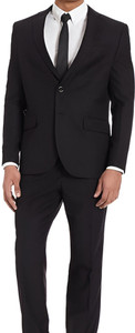 RISANI Single Breasted Complete suits size. Solid Men Suit