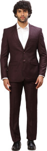 Raymond SB 2BTN NOTCH LPL SUIT-2PCS SLIM FIT Solid Men Suit