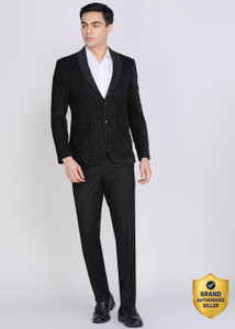 PETER ENGLAND Tuxedo Style Embroidered Men Suit