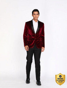 PARK AVENUE 2 PC Suit Solid Men Suit