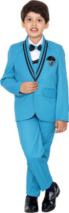 Fourfolds 4 piece suit Solid Boys Suit
