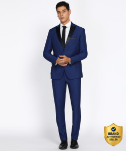 PETER ENGLAND 2 PC Suit Textured Men Suit