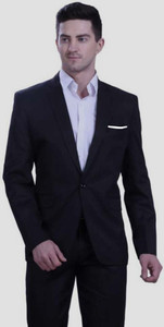 HUMJOLI Men Suit Solid Men Suit