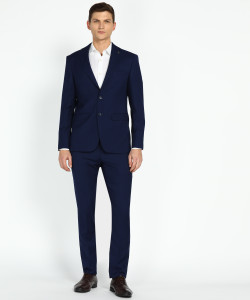 PETER ENGLAND Single Breasted Solid Men Suit