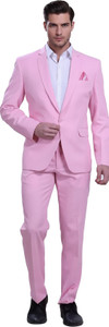 HUMJOLI MENS WEAR Blazer And Trouser Solid Men Suit