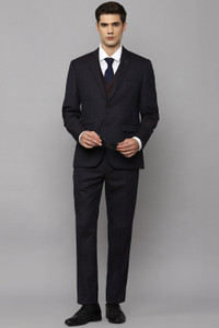 LOUIS PHILIPPE Single Breasted - 2 button Solid Men Suit