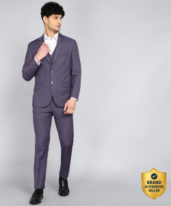 VAN HEUSEN 3 PC Suit Textured Men Suit
