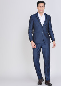 PETER ENGLAND Tuxedo Style Checkered Men Suit