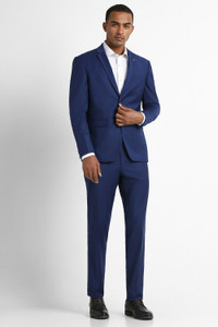 PETER ENGLAND Single Breasted - 2 button Solid Men Suit