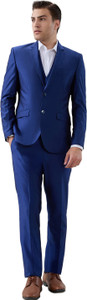 PARK AVENUE 3 Piece Suit Solid Men Suit