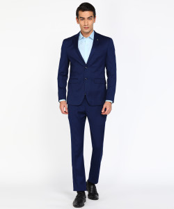 PETER ENGLAND 2 PC Suit Self Design Men Suit