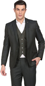 ARROW Single-breasted Solid Men Suit