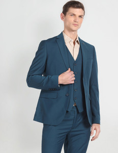 ARROW Solid Tailored Fit Three Piece Suit Solid Men Suit