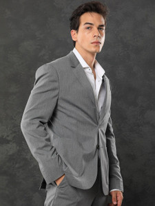 Rare Rabbit Single Breasted - 2 button Solid Men Suit