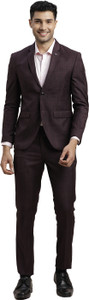 TURTLE Two Piece Checkered Men Suit