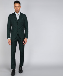 V DOT BY VAN HEUSEN Three piece suit Checkered Men Suit