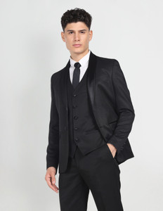 ARROW Single-breasted Self Design Men Suit