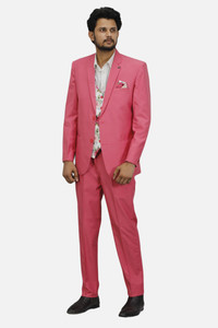 gargian master cut Single Breasted Striped Men Suit