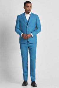 PETER ENGLAND Single Breasted - 2 button Solid Men Suit