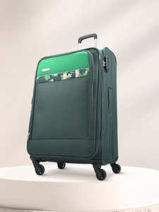 ARISTOCRAT Commander Soft Body 137L Trolley Travel Luggage with Combination Lock Expandable  Check-in Suitcase 4 Wheels - 31 Inch
