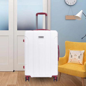 Luggero CANDY Light-Weight & Durable Polycarbonate OFF White Hard Luggage Cabin & Check-in Set 8 Wheels - 28 inch