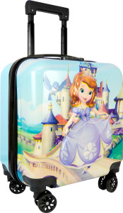STORITE 360° Rotation, Outing Travelling Luggage Kids Trolley Bag with Adjustable Handle Cabin Suitcase 4 Wheels - 15 inch