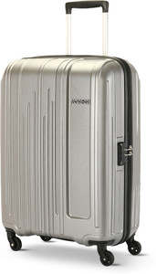 AMERICAN TOURISTER HAMILTON SPINNER 55 cm SLIVER Cabin Suitcase 4 Wheels - 22 inch