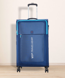 VIP Suprema 8W Str 79 Blue Expandable  Check-in Suitcase 8 Wheels - 31 Inch