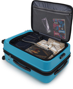 YAYAVAR Cairo Trunk Front Open Hard Luggage With Premium Interior Check-in Suitcase 4 Wheels - 30 Inch