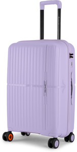 NASHER MILES Springfield Hard-Sided Polypropylene Check-in Pastel Purple 65cm Trolley Bag Check-in Suitcase 8 Wheels - 24 inch