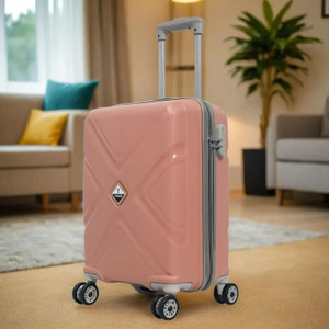 Trumpkin Trolley Bags for Travel, 4 Wheel Small Luggage, Hard Side Cabin Bag Cabin Suitcase 4 Wheels - 20 inch