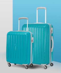 ARISTOCRAT 2P Set (Cabin+Medium) - Trolley Bag Cabin & Check-in Set 4 Wheels - 27 inch