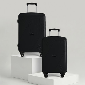 HRX Icon Cabin & Check-in Set 4 Wheels - 26 inch Haileys Black