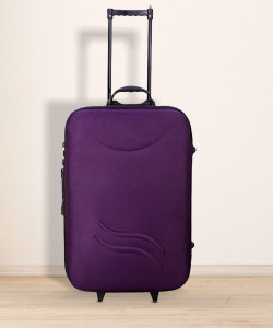 RM Collection StarPurpleY1 Check-in Suitcase 3 Wheels - 24 inch