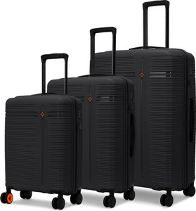 NASHER MILES Shibuya Polypropylene 55cm 65cm 75cm Luggage Set of 3 Travel Bags Check-in Suitcase 8 Wheels - 28 inch