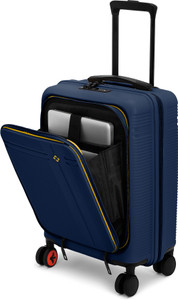 NASHER MILES Shibuya Polypropylene 20 Inch Carry On Trolley Bag with Laptop Compartment Cabin Suitcase 8 Wheels - 20 inch