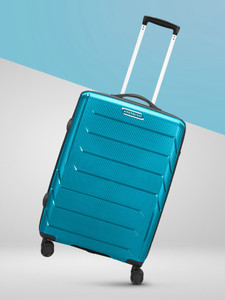 ARISTOCRAT CHROMA 8W(N) STROLLY MEDIUM 360TEAL BLU Check-in Suitcase 8 Wheels - 26 Inch