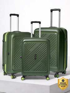 ALFA by VIP Rhino Strong Hard Side Luggage | Trolley Bag With Flushed Combination Lock Cabin & Check-in Set 8 Wheels - 30 Inch