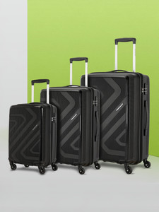 Kamiliant by American Tourister Combination Lock-Kiza(Small55Cm|Medium68Cm|Large79Cm) Cabin & Check-in Set 4 Wheels - 27 inch