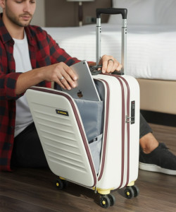 WROGN Kangaroo Cabin Suitcase 8 Wheels 22 Inch - Image 6