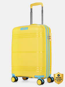 स्काईबैग Hard| Polypropylene Luggage Trolley with 8 Wheels | Unisex केबिन सूटकेस - 22 Inch
