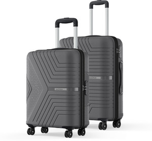 Magnum Zeno 2 Luggage Set 2pcs 55cm 65cm Grey 4 Wheels - Image 1