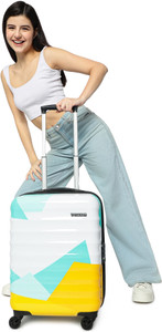 YAYAVAR MEXICO Designer Printed Trolley Bag Cabin Suitcase 4 Wheels - 22 Inch