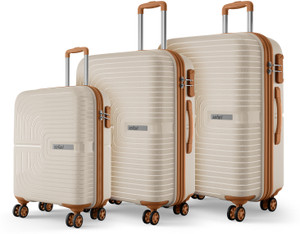 SAFARI Eclipse Neo 55/66/75 4W Luxury Beige Cabin & Check-in Set 8 Wheels - 30 Inches